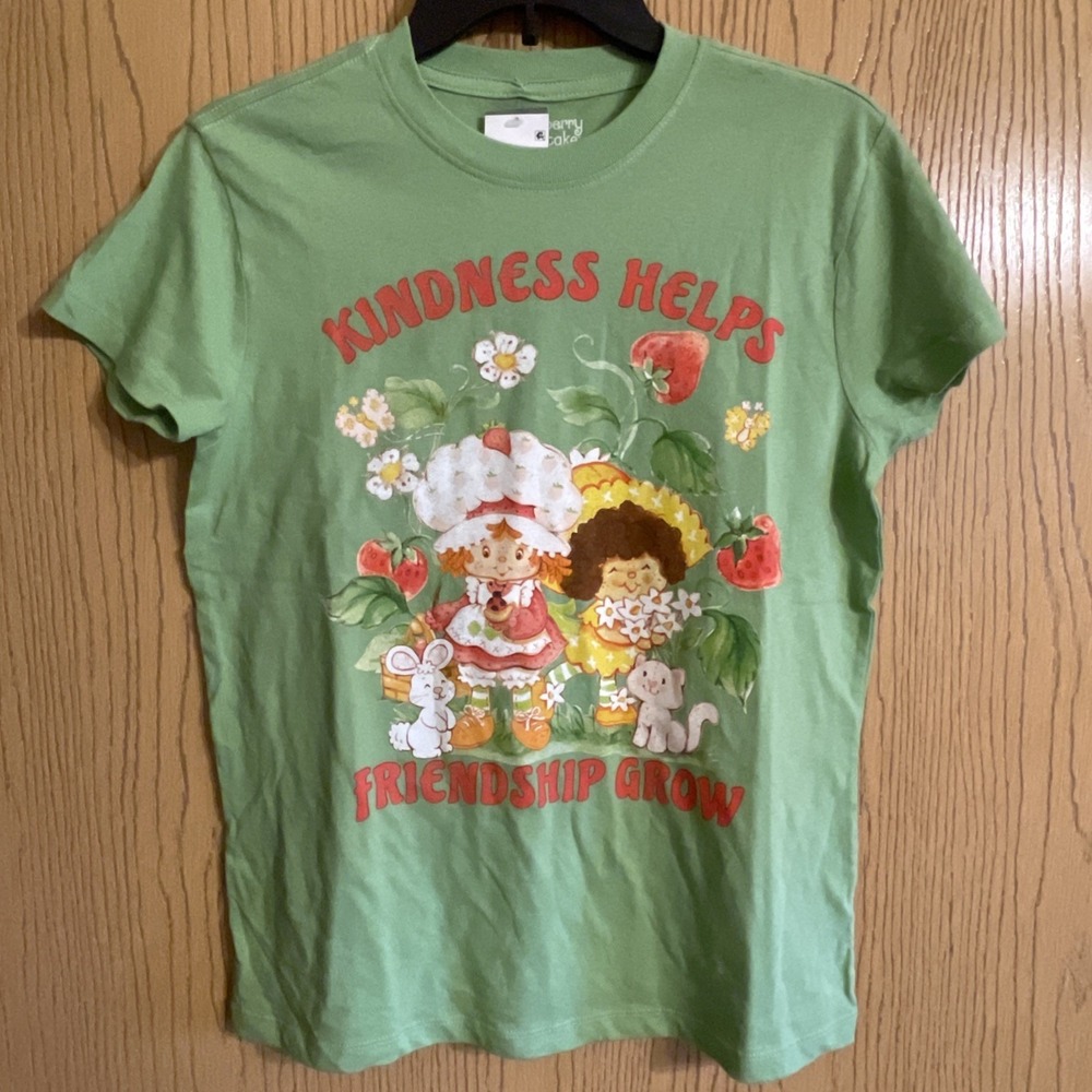 Women's strawberry shortcake T-shirt lemon‎ meringue size XS